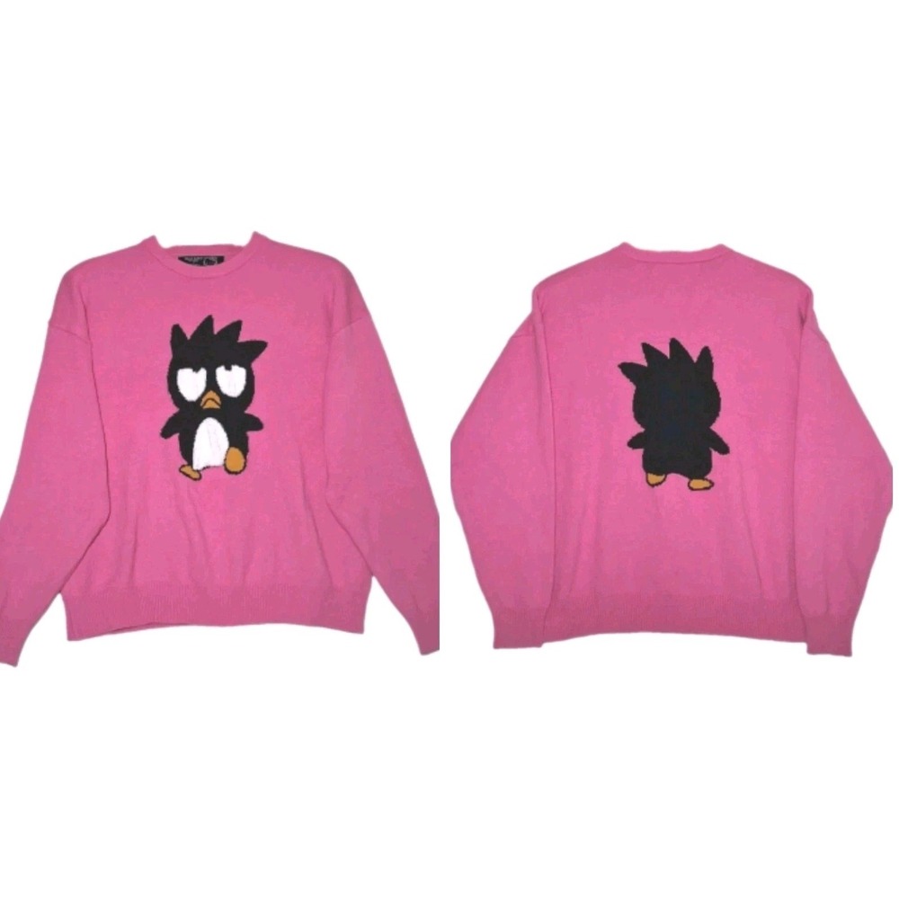 Hello Kitty & Friends x Forever 21 Graphic Sweater Pink Size Large Black Kuromi